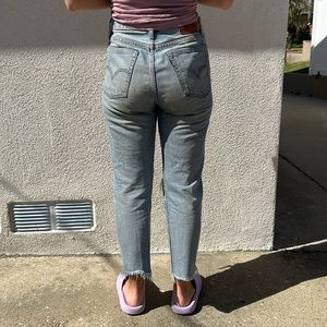 Levi’s distressed jeans